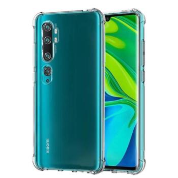 Szilikon telefonvédő (közepesen ütésálló, légpárnás sarok) ÁTLÁTSZÓ Xiaomi Mi Note 10, Xiaomi Mi Note 10 Pro kép