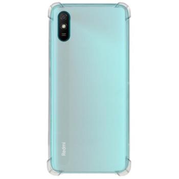 Szilikon telefonvédő (közepesen ütésálló, légpárnás sarok) ÁTLÁTSZÓ Xiaomi Redmi 9A (Redmi 9 AT) kép