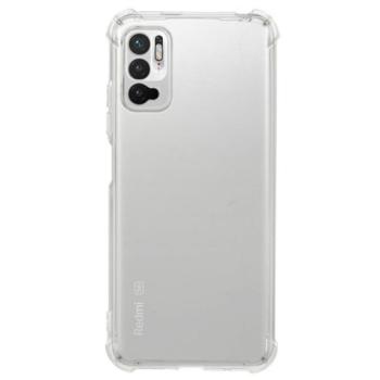 Szilikon telefonvédő (közepesen ütésálló, légpárnás sarok) ÁTLÁTSZÓ Xiaomi Redmi Note 10 5G (Poco M3 Pro 5G) kép