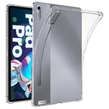 Szilikon telefonvédő (közepesen ütésálló, légpárnás sarok, érintőceruza tartó) ÁTLÁTSZÓ Lenovo Tab P11 Pro Gen2 (TB-132FU) WIFI kép