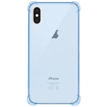 Szilikon telefonvédő (közepesen ütésálló, légpárnás sarok) KÉK Apple iPhone XS Max 6.5 kép