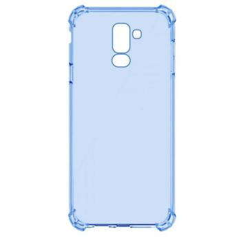 Szilikon telefonvédő (közepesen ütésálló, légpárnás sarok) KÉK Samsung Galaxy A6+ (2018) SM-A605F kép