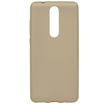 Szilikon telefonvédő (matt) ARANY Nokia 5.1 kép