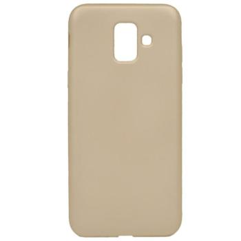 Szilikon telefonvédő (matt) ARANY Samsung Galaxy A6 (2018) SM-A600F kép
