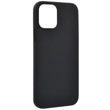 Szilikon telefonvédő (matt) FEKETE Apple iPhone 12 Pro Max kép