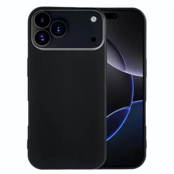 Szilikon telefonvédő (matt) FEKETE Apple iPhone 17 Pro Max kép
