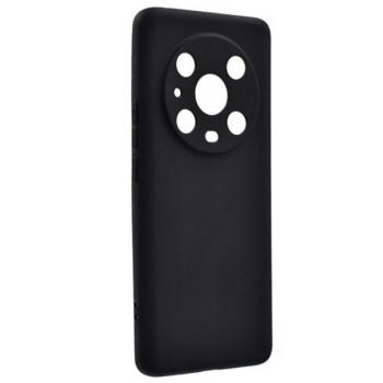 Szilikon telefonvédő (matt) FEKETE Honor Magic4 Pro kép
