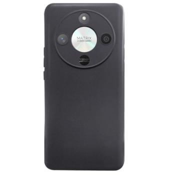 Szilikon telefonvédő (matt) FEKETE Honor Magic6 Lite 5G kép