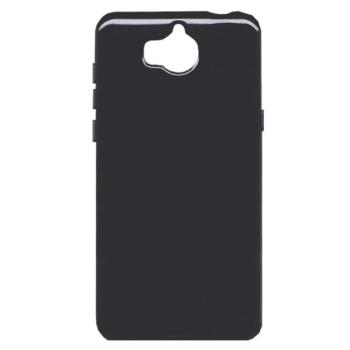 Szilikon telefonvédő (matt) FEKETE Huawei Y6 (2017), Huawei Y5 (2017) kép