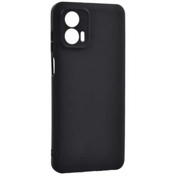 Szilikon telefonvédő (matt) FEKETE Motorola Moto G73 kép