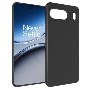Szilikon telefonvédő (matt) FEKETE OnePlus Nord 4 kép