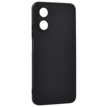 Szilikon telefonvédő (matt) FEKETE Oppo A17 kép