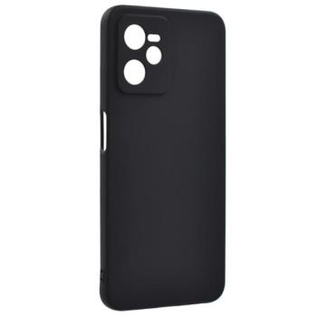 Szilikon telefonvédő (matt) FEKETE Realme C35 kép