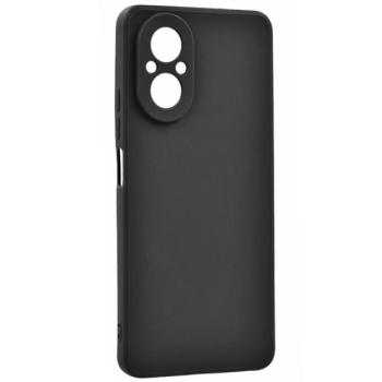 Szilikon telefonvédő (matt) FEKETE Realme C67 4G kép