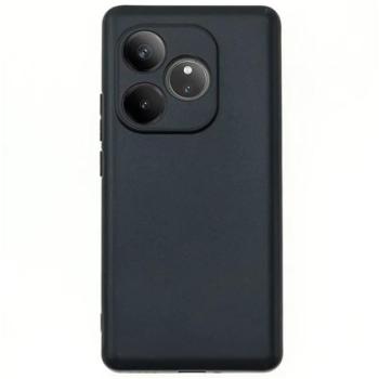 Szilikon telefonvédő (matt) FEKETE Realme GT 6 5G kép