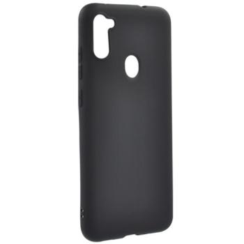 Szilikon telefonvédő (matt) FEKETE Samsung Galaxy A11 (SM-A115F) kép