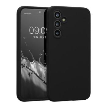 Szilikon telefonvédő (matt) FEKETE Samsung Galaxy A54 5G (SM-A546) kép