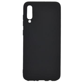 Szilikon telefonvédő (matt) FEKETE Samsung Galaxy A70 (SM-A705F) kép
