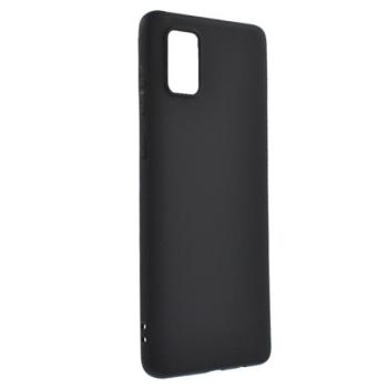 Szilikon telefonvédő (matt) FEKETE Samsung Galaxy A71 (SM-A715F) kép