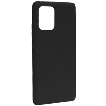 Szilikon telefonvédő (matt) FEKETE Samsung Galaxy S10 Lite (SM-G770F) kép