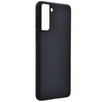 Szilikon telefonvédő (matt) FEKETE Samsung Galaxy S21 Plus (SM-G996) 5G kép