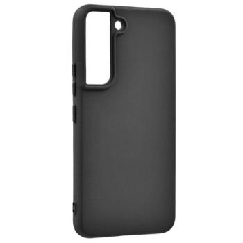Szilikon telefonvédő (matt) FEKETE Samsung Galaxy S22 5G (SM-S901) kép