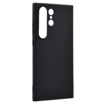 Szilikon telefonvédő (matt) FEKETE Samsung Galaxy S23 Ultra (SM-S918) kép