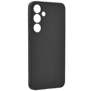 Szilikon telefonvédő (matt) FEKETE Samsung Galaxy S24 (SM-S921) kép