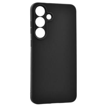 Szilikon telefonvédő (matt) FEKETE Samsung Galaxy S25 (SM-S931) kép
