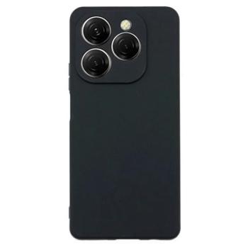 Szilikon telefonvédő (matt) FEKETE Tecno Spark 20 Pro kép