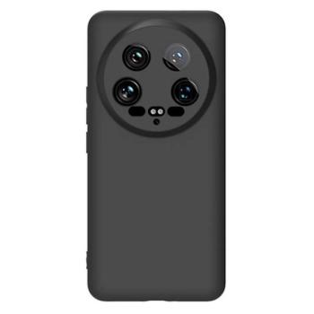 Szilikon telefonvédő (matt) FEKETE Xiaomi 14 Ultra kép