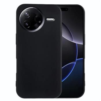 Szilikon telefonvédő (matt) FEKETE Xiaomi Poco F7 Pro kép