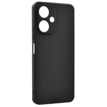 Szilikon telefonvédő (matt) FEKETE Xiaomi Redmi 13C 5G kép