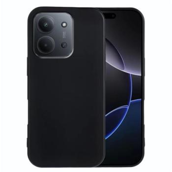 Szilikon telefonvédő (matt) FEKETE Xiaomi Redmi 15C 4G kép