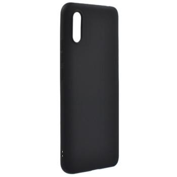 Szilikon telefonvédő (matt) FEKETE Xiaomi Redmi 9A (Redmi 9 AT) kép