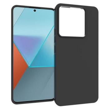 Szilikon telefonvédő (matt) FEKETE Xiaomi Redmi Note 13 5G kép