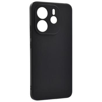 Szilikon telefonvédő (matt) FEKETE Xiaomi Redmi Note 14 4G kép