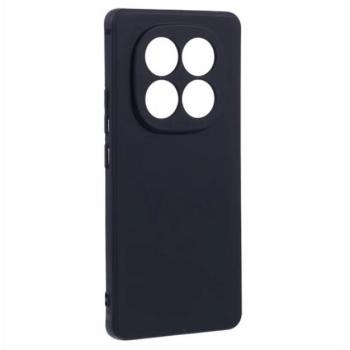 Szilikon telefonvédő (matt) FEKETE Xiaomi Redmi Note 14 Pro Plus 5G kép