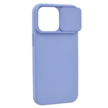 Szilikon telefonvédő (matt, mikrofiber plüss belső, kamera védelem) LILA Apple iPhone 15 Pro Max kép