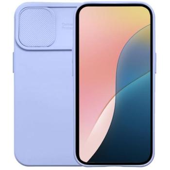 Szilikon telefonvédő (matt, mikrofiber plüss belső, kameravédő) LILA Apple iPhone 15 Pro kép