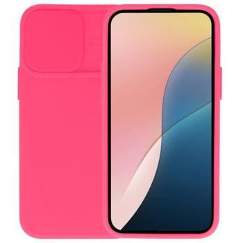 Szilikon telefonvédő (matt, mikrofiber plüss belső, kameravédő) MAGENTA Samsung Galaxy A56 5G (SM-A566) kép