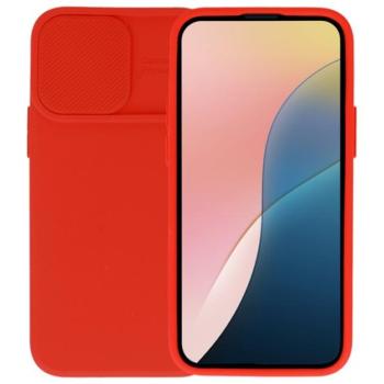 Szilikon telefonvédő (matt, mikrofiber plüss belső, kameravédő) PIROS Apple iPhone 16 Pro kép