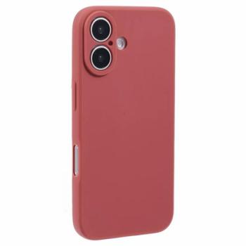 Szilikon telefonvédő (matt) PIROS Apple iPhone 16 kép