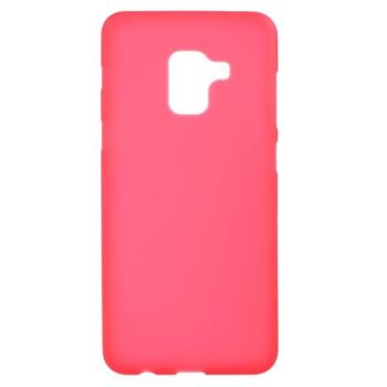 Szilikon telefonvédő (matt) PIROS Samsung Galaxy A8 Plus (2018) SM-A730F kép