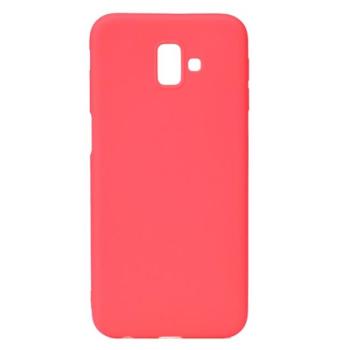 Szilikon telefonvédő (matt) PIROS Samsung Galaxy J6 Plus (SM-J610F) kép