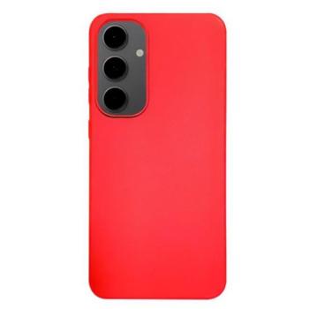 Szilikon telefonvédő (matt) PIROS Samsung Galaxy S24 FE 5G (SM-S721) kép