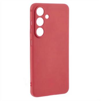 Szilikon telefonvédő (matt) PIROS Samsung Galaxy S25 (SM-S931) kép