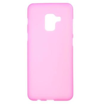Szilikon telefonvédő (matt) RÓZSASZÍN Samsung Galaxy A8 Plus (2018) SM-A730F kép