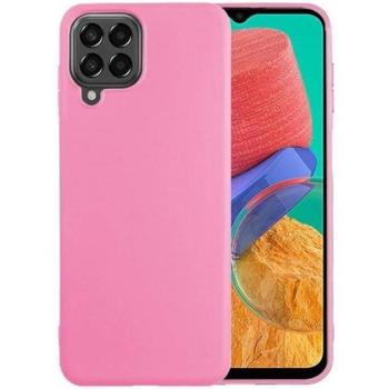 Szilikon telefonvédő (matt) RÓZSASZÍN Samsung Galaxy M33 (SM-M336) kép