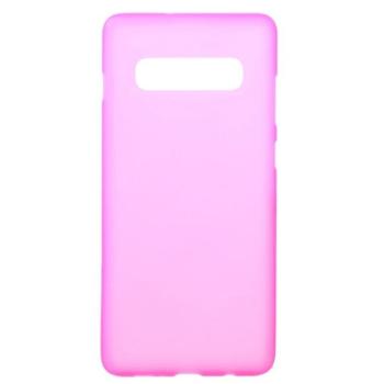 Szilikon telefonvédő (matt) RÓZSASZÍN Samsung Galaxy S10 (SM-G973) kép